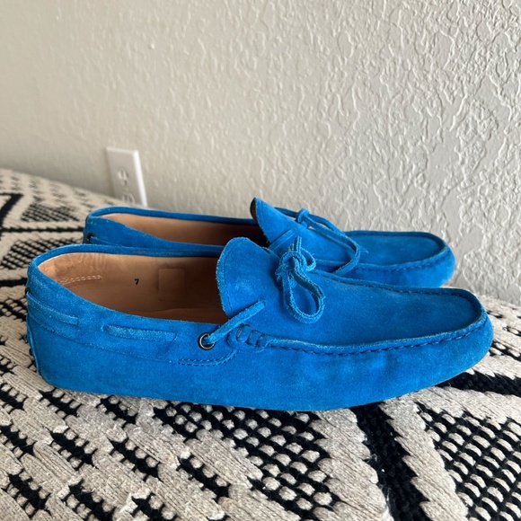 Tods Mens Suede Loafers - Picture 4 of 5